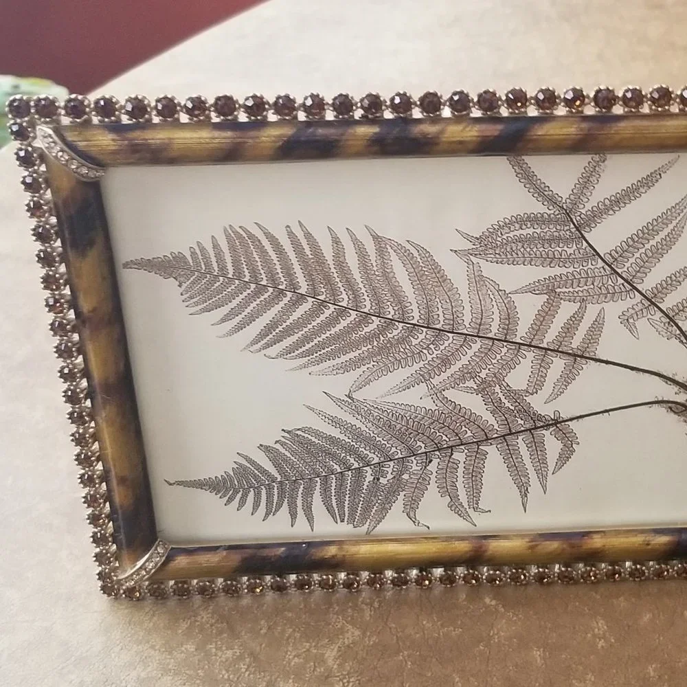 RARE JAY STRONGWATER LORRAINE LUCAS LEOPARD JUNGLE PAVE CRYSTAL ENAMEL FRAME